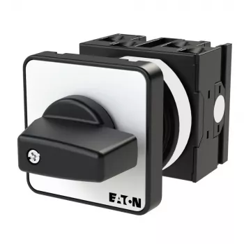 Eaton T0-2-15432/E Toggle Switch, 2-Pole, Black/White 034110