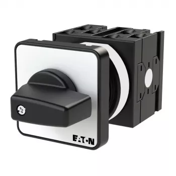 Eaton T0-3-8222/E 3-Pole Cam Switch 20A 690V AC, Black/Silver 048339