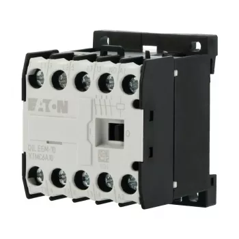 Eaton DILEEM-10 Mini Contactor, 3-Pole, 9 A, 230 V AC / 240 V AC Coil, 1 NO Auxiliary Contact, 690 V Insulation 051608