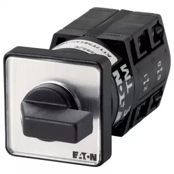 Eaton TM-2-8241/E Toggle Switch, 1-Pole, Black/Metallic 065386