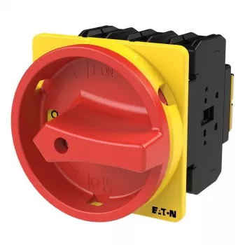 Eaton P3-100/EA/SVB 100 A 3-Pole Lockable Main Switch, Red/Yellow