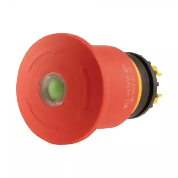 Eaton M22-PVT45P-MPI Pushbutton Switch, Black/Red/Yellow 121463