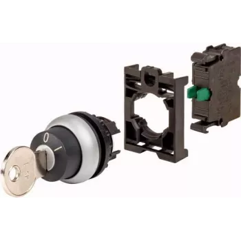 Eaton 110917 Enclosure locking mechanism, screw-operated, black/silver
