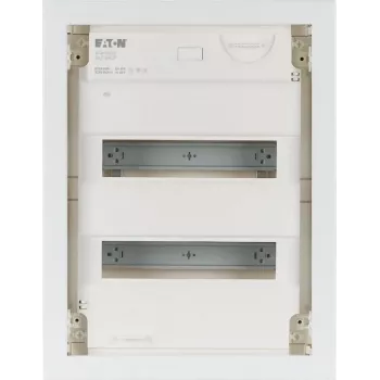 Eaton KLV-24UPP-F multimedia distribution cabinet, flush-mounted, 24 modules, white door 178800
