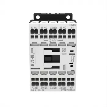 Eaton DILA-31 auxiliary contactor, 24 V DC coil, 3NO+1NC, 4-Pole 199213
