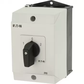 Eaton T3-3-8401/I2 3-Pole Toggle Switch, Black/White, 207188