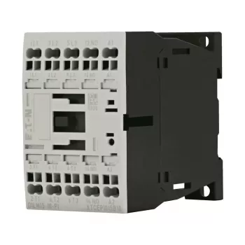 Eaton DILM15-10(24VDC)-PI Power Contactor, 3 NO Contacts, 24 V DC, 170 A 199253