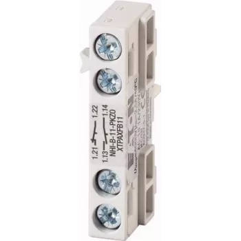 Eaton NHI-B-11-PKZ0 Auxiliary Contact Block, 1NO+1NC, White, for PKZ0 208277