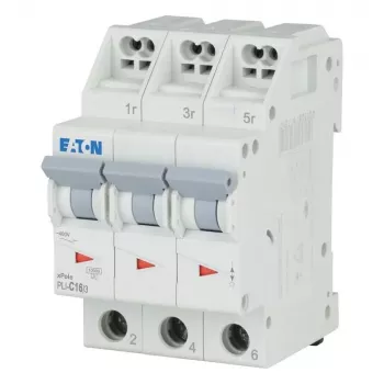 Eaton PLI-C16/3 miniature circuit breaker Type C 16A 3-Pole 101321