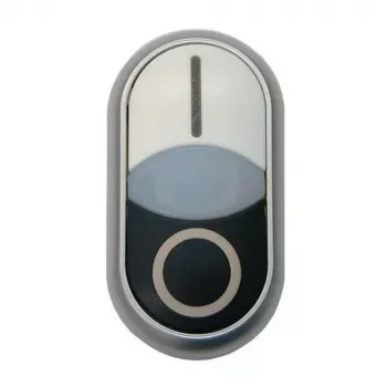 Eaton M22S-DDL-W double pushbutton actuator, illuminated, white 216707