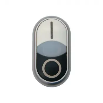 Eaton M22S-DDL-W double pushbutton actuator, illuminated, white 216707