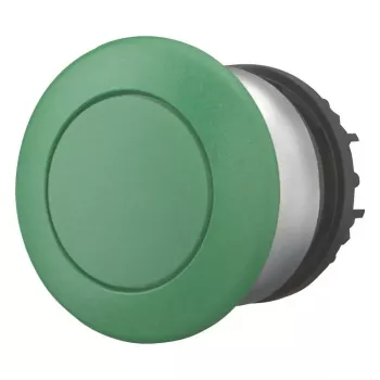 Eaton Moeller M22-DRP-G Mushroom Pushbutton Actuator, Green, Latching, Blank 216747