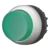Eaton M22-DLH-G Pushbutton Switch, Black/Green/Metallic 216969