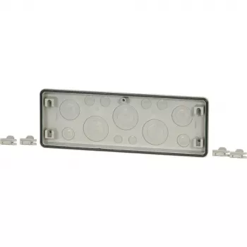 Eaton FL4-5 enclosure flange, grey plastic, 329 x 23 x 116 mm 021982