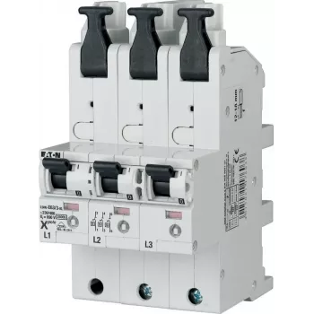 Eaton LSHU-E16/3-KL circuit breaker type E, 3-Pole, 16 A, 400 V AC, 10 kA 119712