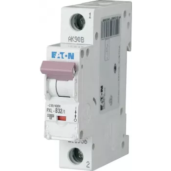 Eaton PXL-C32/1 miniature circuit breaker (MCB), 1-Pole, C characteristic, 32 A, 6 kA, 230/400 V AC 236062