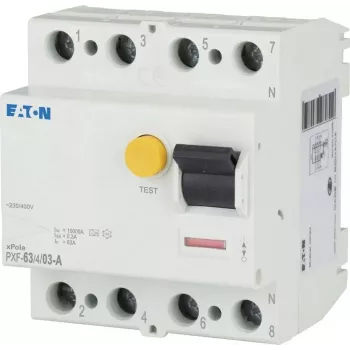 Eaton PXF-63/4/03-A residual current circuit breaker (RCCB), 63 A, 4-Pole, 300 mA, type A 236804