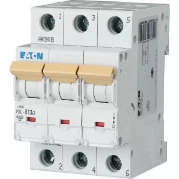 Eaton PXL-C13/3 13 A 3-Pole miniature circuit breaker (MCB) with C characteristic 6 kA 236424
