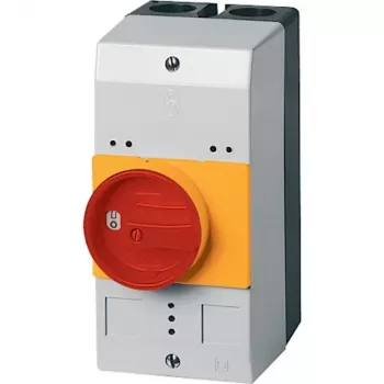 Eaton CI-PKZ0-GRVM enclosure with rotary switch, red/yellow, 158 x 80 x 126 mm 263525