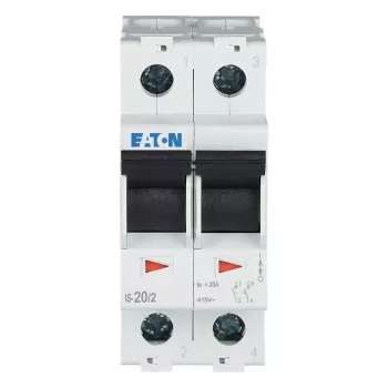 Eaton 2-Pole Main Switch 20 A 230 V Grey 276259