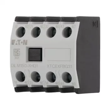 Eaton DILM150-XHI31 Auxiliary Contact Block, 3NO+1NC, Front Mounting, Screw Terminals 277949
