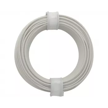 Donau Elektronik 118-5 Stranded Wire 1 x 0.14 mm² White 10 m