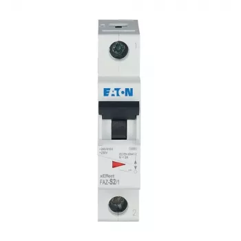 Eaton FAZ-S2/1 miniature circuit breaker 2-Pole 1 A type S 10 kA 278607
