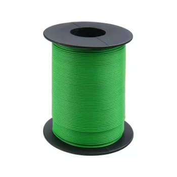 Donau Elektronik 119-14 Cable 1 x 0.14 mm² Green 100 m