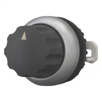 Eaton M22-WR4 Black Rotary Switch Knob, 4 Positions, Latching