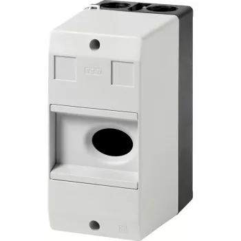 Eaton CI-PKZ01 Surface-Mounted Enclosure with Integrated Switch, 158 x 80 x 116.5 mm, Grey 281403