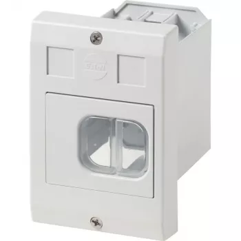 Eaton E-PKZ01-G Empty Enclosure with Rotary Switch and Membrane Cable Glands, Grey 281634