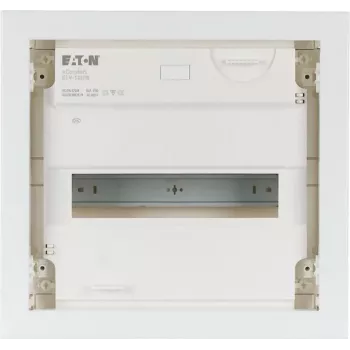 Eaton KLV-12HWP-F Flush-Mounted Small Distribution Board, 1 Row, 12 Modules, White 178806
