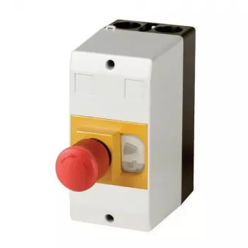 Eaton CI-PKZ01-PVT Empty Enclosure for Surface Mounting with Emergency Stop Switch, 158 x 80 x 177 mm 281406