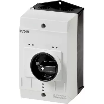 Eaton CI-K2-PKZ0-G empty enclosure with rotary switch, 160 x 100 x 130 mm, grey/black 219654