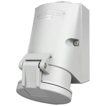 MENNEKES 32A 4-Pole 1h wall socket IP44 violet 2983A