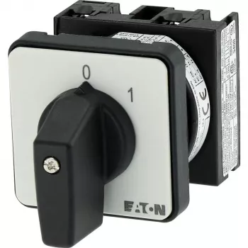 Eaton T0-1-15402/E toggle switch, 2-Pole, IP65, black 053092