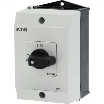 Eaton T0-2-1/I1 toggle switch, 3-Pole, black/grey 207081