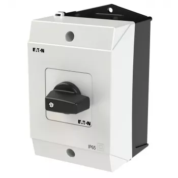 Eaton T0-2-8241/I1 Toggle Switch, 1-Pole, Black/White 207107
