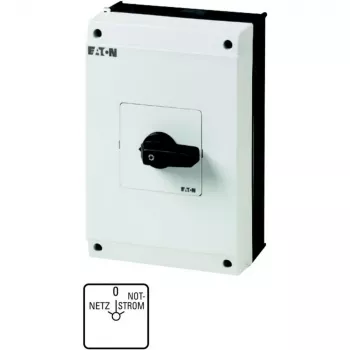 Eaton T5B-4-8902/I4 4-Pole Cam Switch, 20 A, 690 V AC, Black/White 207237