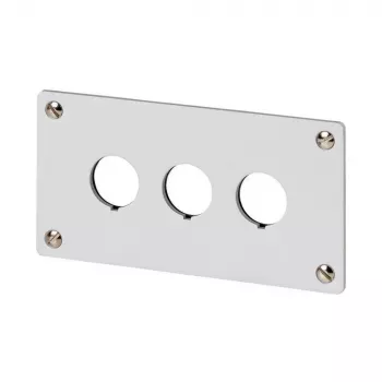 Eaton M22-E3Q Aluminium Enclosure for Control Station, Grey, 3 Cut-outs, IP65 216544