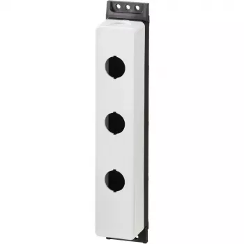 Eaton M22-FI3 Surface-mounted Housing, 3 Positions, Grey Plastic, IP66/IP67/IP69K
