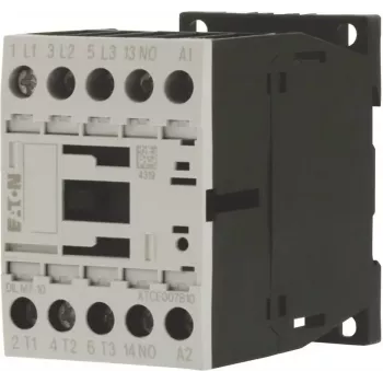 Eaton DILM7-10 3-Pole contactor, 230V 50Hz / 240V 60Hz coil, 1NO auxiliary contact, 3kW AC-3 400V 276550