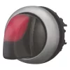 Eaton M22-WLK3-R Illuminated Selector Switch Actuator, 3-Position, Red Knob, 22.5 mm