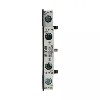 Eaton DILM1000-XHI11-SI auxiliary contact block, 1NO+1NC, side mounting, screw terminals 278425