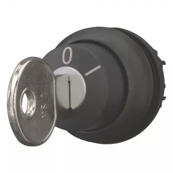Eaton M22S-WRS key-operated selector switch actuator, 2 positions, latching, black 216889