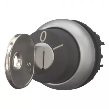 Eaton M22-WRS-MS2 key switch, black/titanium 111778