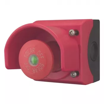 Eaton M22-SOL PV Control Switch Disconnector, 230V AC, 6A, 1NO+1NC, IP67/IP69K, with Protective Ring 150644