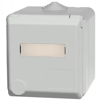 MENNEKES Cepex Wall Socket 16A 5-pin 6h 400V IP44 Red 4135