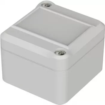 Bopla EUROMAS ET 205F Universal Enclosure, ABS, Light Grey, 52 x 50 x 37 mm 63205200