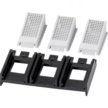 Eaton NZM1-XIPK Finger Protection Cover IP2X for NZM1, PN1, N1, 3-Pole, Black/Grey, 90 mm 266744